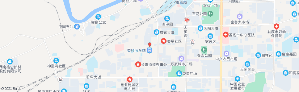 娄底洞新大市场_公交站地图_娄底公交_妙搜公交查询2024