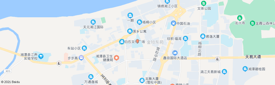 湘潭县政务中心(凤凰中学新校区)_公交站地图_湘潭公交_妙搜公交查询2024