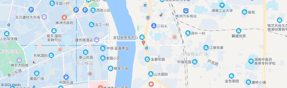 株洲中南食品大市场_公交站地图_株洲公交_妙搜公交查询2024