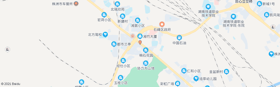 株洲响石广场南口_公交站地图_株洲公交_妙搜公交查询2024