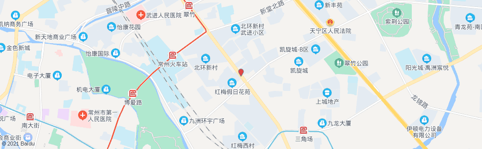 常州竹林路飞龙路_公交站地图_常州公交_妙搜公交查询2024