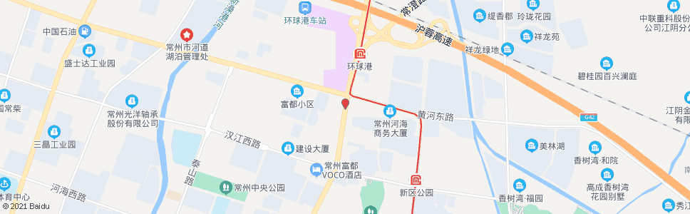 常州通江路黄河路_公交站地图_常州公交_妙搜公交查询2024