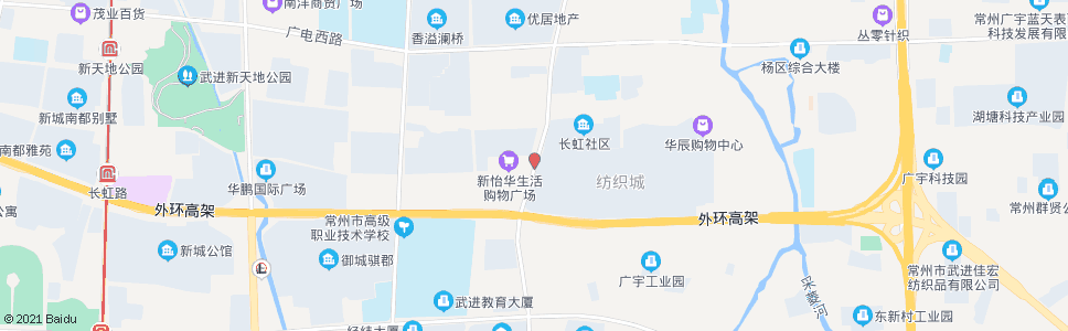 常州丽华路虹北路(新时代家居广场)_公交站地图_常州公交_妙搜公交查询2024