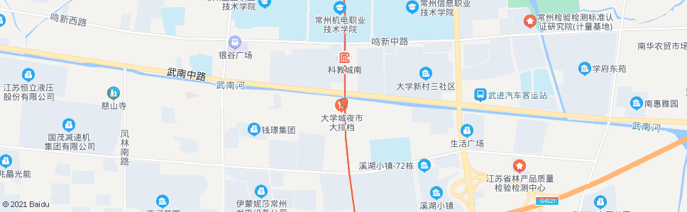 常州凤栖路武南路_公交站地图_常州公交_妙搜公交查询2024