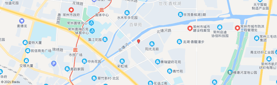 常州北塘河路龙锦路_公交站地图_常州公交_妙搜公交查询2024