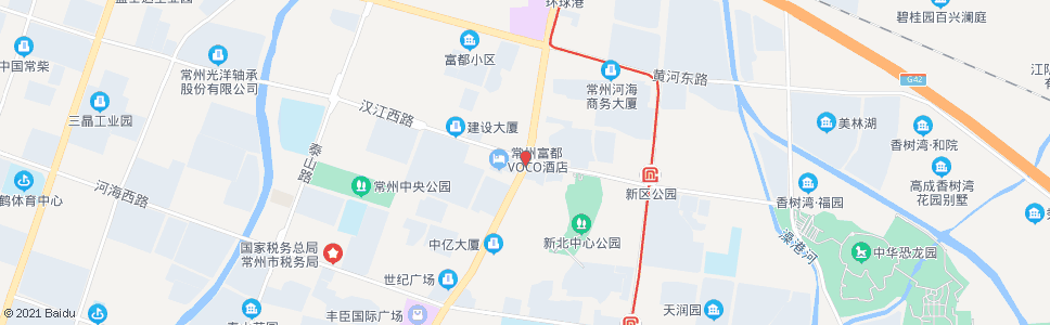 常州凤凰大酒店_公交站地图_常州公交_妙搜公交查询2024