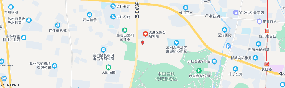 常州虹西路长江路_公交站地图_常州公交_妙搜公交查询2024