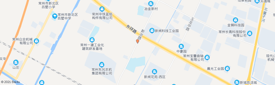 常州河海西路(新冶路)_公交站地图_常州公交_妙搜公交查询2024