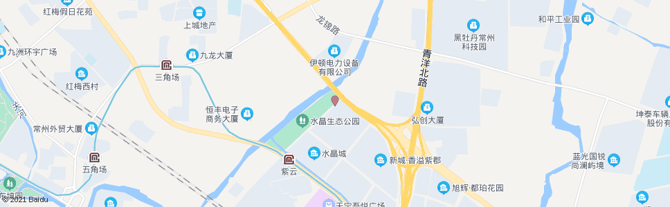 常州横塘河东路龙城大道_公交站地图_常州公交_妙搜公交查询2024