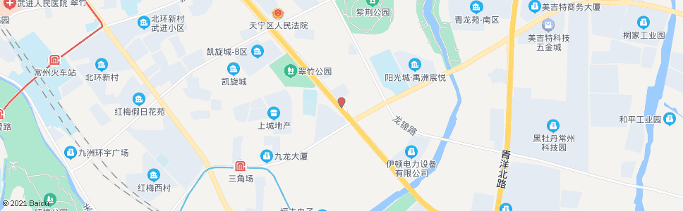 常州龙城大道青龙路_公交站地图_常州公交_妙搜公交查询2024