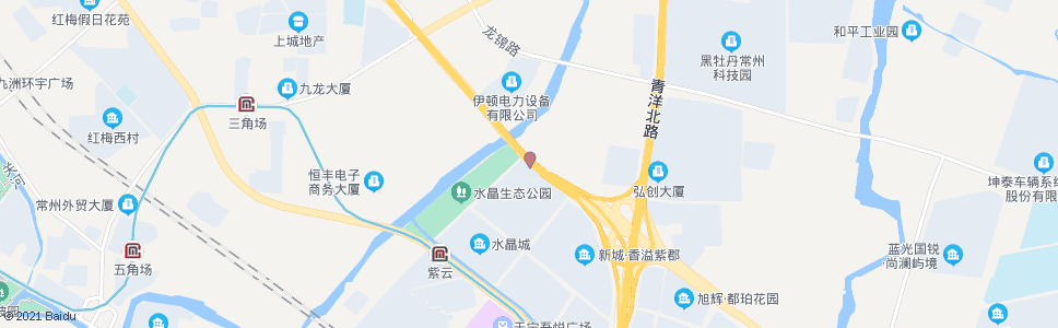 常州龙城大道横塘河北路_公交站地图_常州公交_妙搜公交查询2024