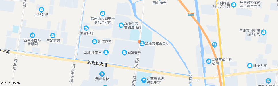 常州凤苑路稻香路_公交站地图_常州公交_妙搜公交查询2024