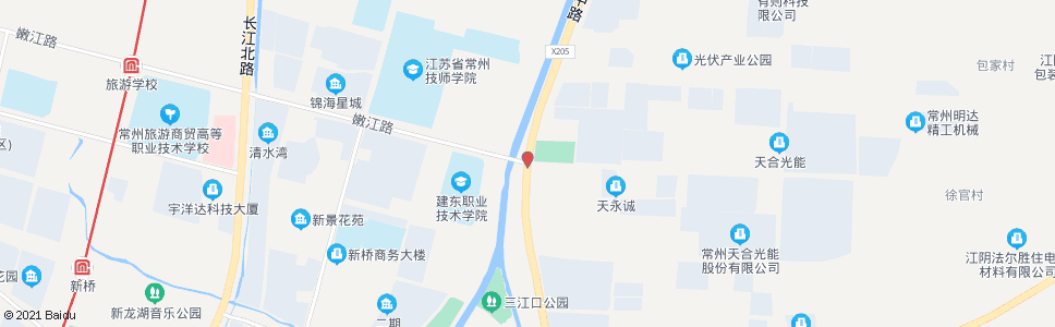 常州通江路新四路_公交站地图_常州公交_妙搜公交查询2024