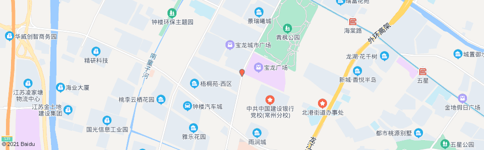 常州梧桐路茶花路_公交站地图_常州公交_妙搜公交查询2024