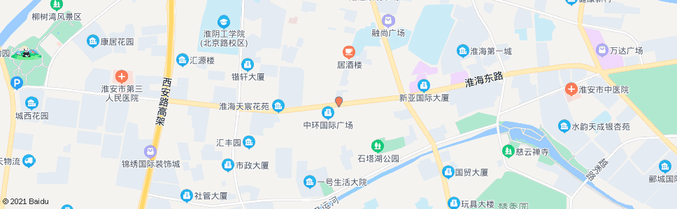 淮安利苑新村_公交站地图_淮安公交_妙搜公交查询2024