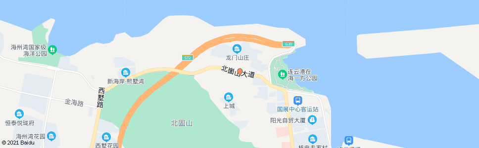 连云港北固山庄_公交站地图_连云港公交_妙搜公交查询2024