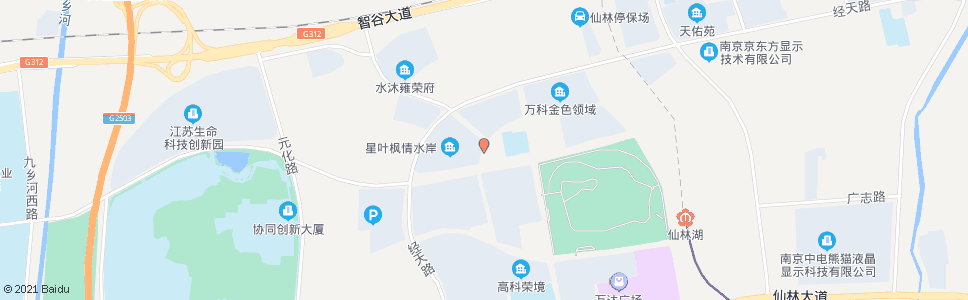 南京学森路_公交站地图_南京公交_妙搜公交查询2025