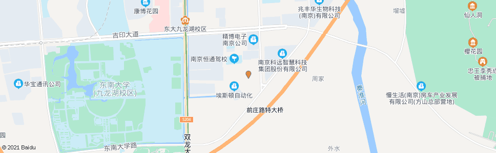 南京燕湖路前庄路_公交站地图_南京公交_妙搜公交查询2024