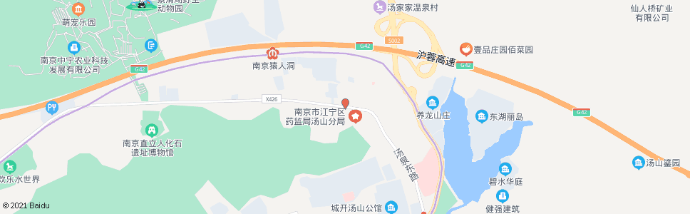 南京汤山中学_公交站地图_南京公交_妙搜公交查询2024