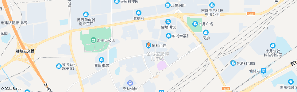 南京金尧路(翠林山庄)_公交站地图_南京公交_妙搜公交查询2025