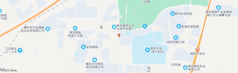 南京星火路龙山南路_公交站地图_南京公交_妙搜公交查询2025