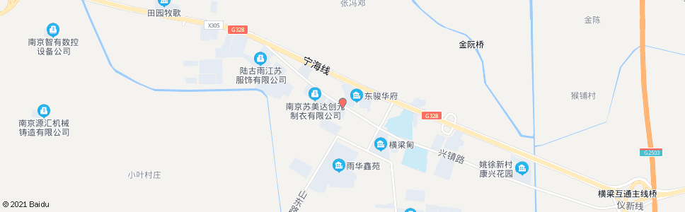 南京兴镇路横梁_公交站地图_南京公交_妙搜公交查询2025