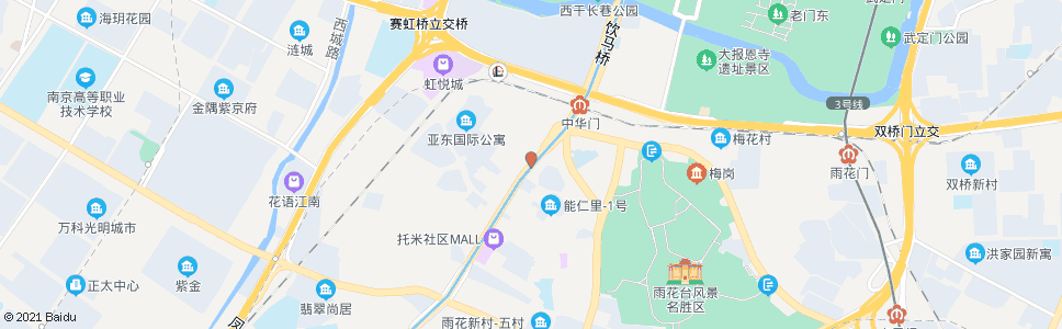 南京雨花西路_公交站地图_南京公交_妙搜公交查询2024