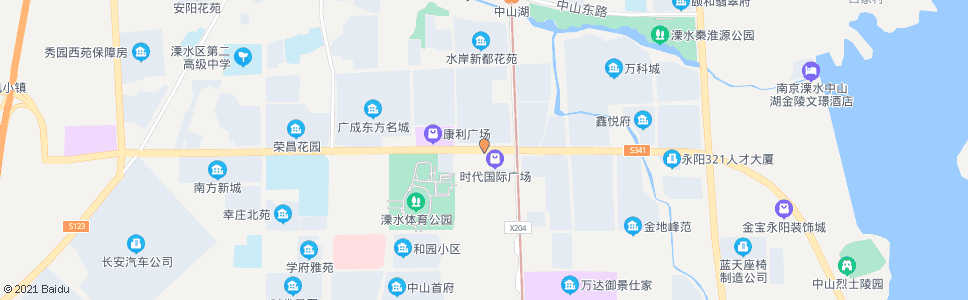 南京水岸康城南_公交站地图_南京公交_妙搜公交查询2025