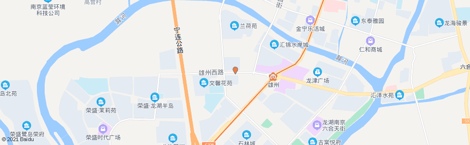 南京雄州西路龙池路_公交站地图_南京公交_妙搜公交查询2024