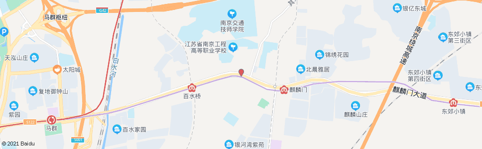 南京麒麟门西站_公交站地图_南京公交_妙搜公交查询2025