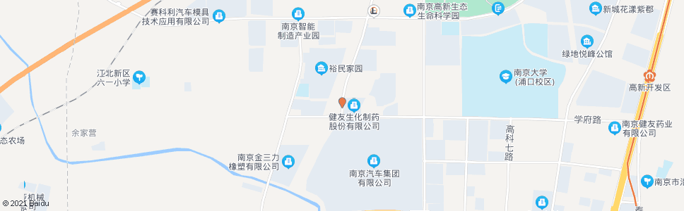 南京永锦路学府路_公交站地图_南京公交_妙搜公交查询2025