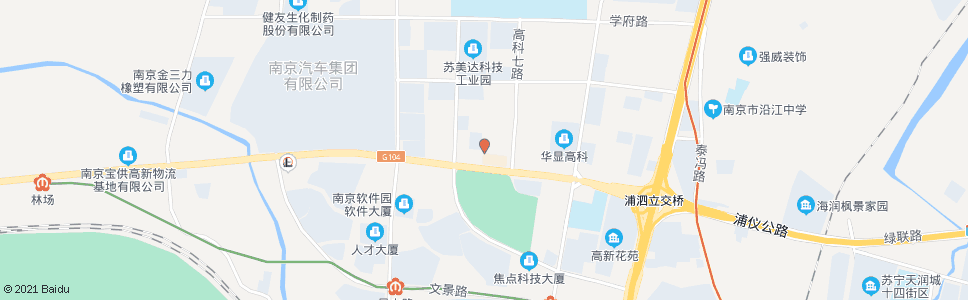 南京学府路高科八路_公交站地图_南京公交_妙搜公交查询2025