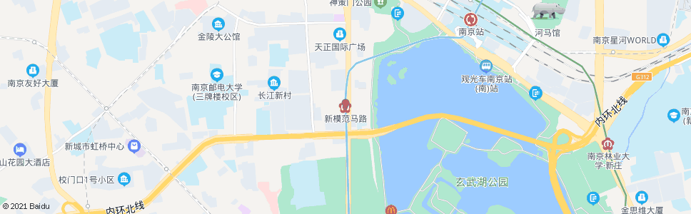 南京新模范马路站_公交站地图_南京公交_妙搜公交查询2025