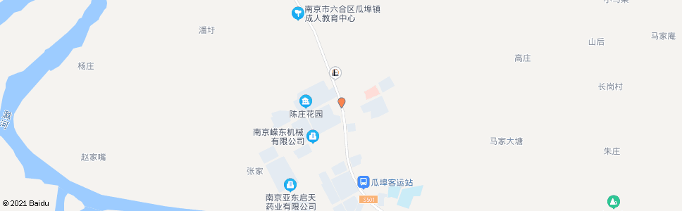 南京台园村_公交站地图_南京公交_妙搜公交查询2025