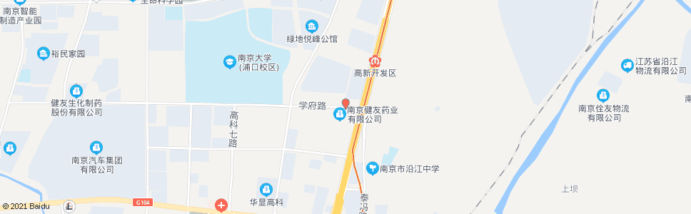 南京学府路六合大道_公交站地图_南京公交_妙搜公交查询2024