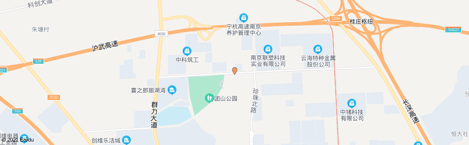 南京秀山路_公交站地图_南京公交_妙搜公交查询2025