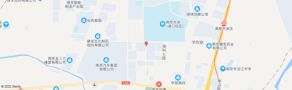 南京创业路学府路_公交站地图_南京公交_妙搜公交查询2025