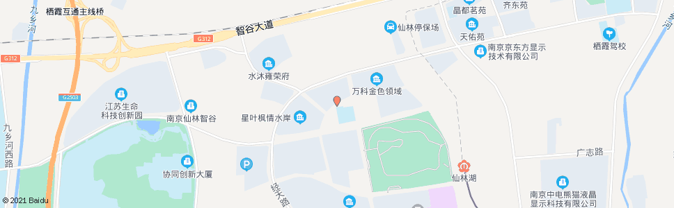 南京学森路守敬路_公交站地图_南京公交_妙搜公交查询2025