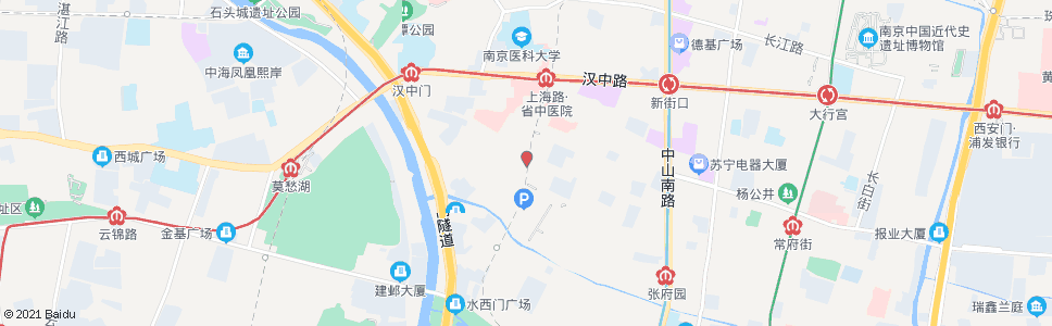 南京莫愁路_公交站地图_南京公交_妙搜公交查询2025