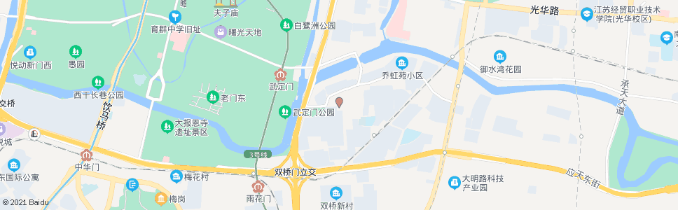 南京红花村_公交站地图_南京公交_妙搜公交查询2025