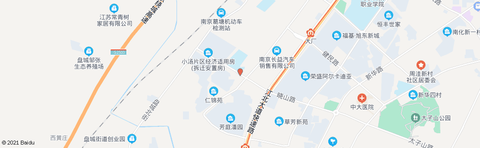 南京晓山路葛中南路_公交站地图_南京公交_妙搜公交查询2025