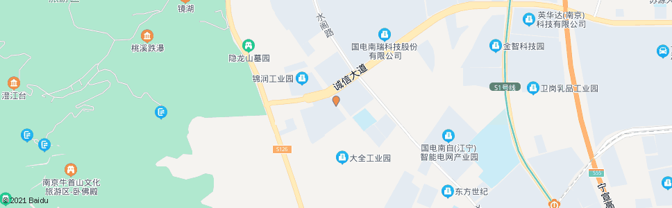 南京诚信大道(隐龙路)_公交站地图_南京公交_妙搜公交查询2025