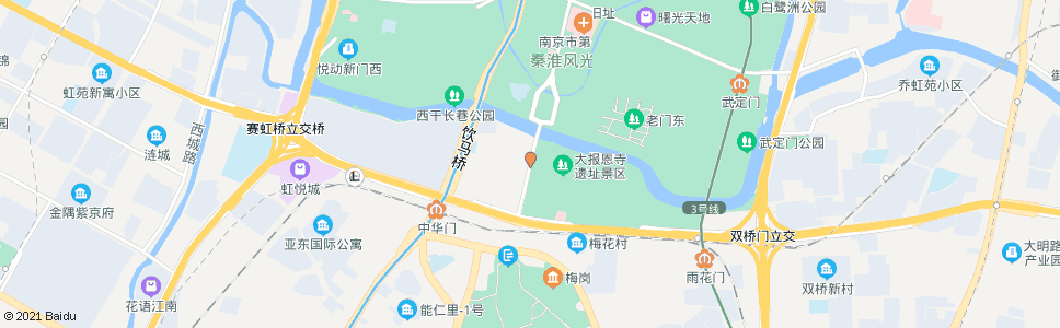 南京大报恩寺遗址公园(建初寺)_公交站地图_南京公交_妙搜公交查询2024