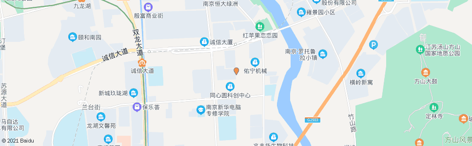 南京殷富街诚信大道_公交站地图_南京公交_妙搜公交查询2025