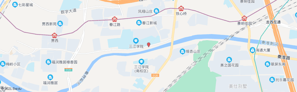 南京三江学院_公交站地图_南京公交_妙搜公交查询2025