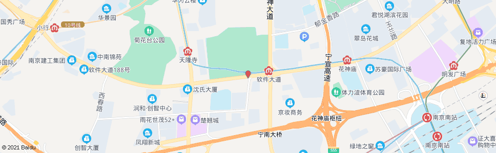 南京软件大道(共青广场)_公交站地图_南京公交_妙搜公交查询2025