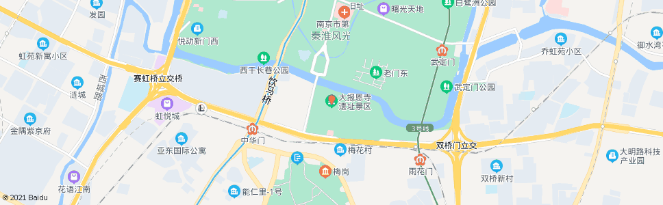 南京大报恩寺遗址公园_公交站地图_南京公交_妙搜公交查询2024