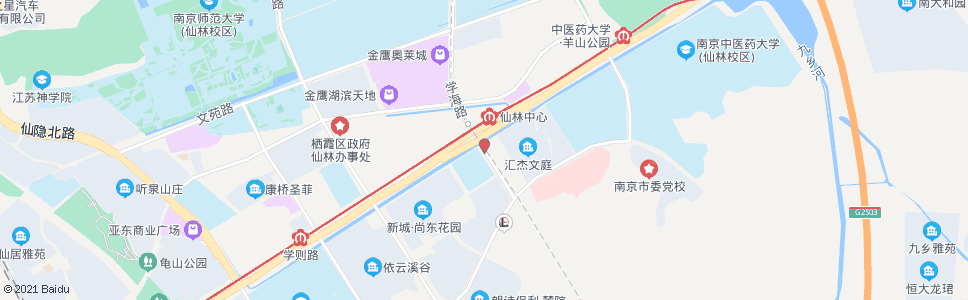 南京学子路北_公交站地图_南京公交_妙搜公交查询2025