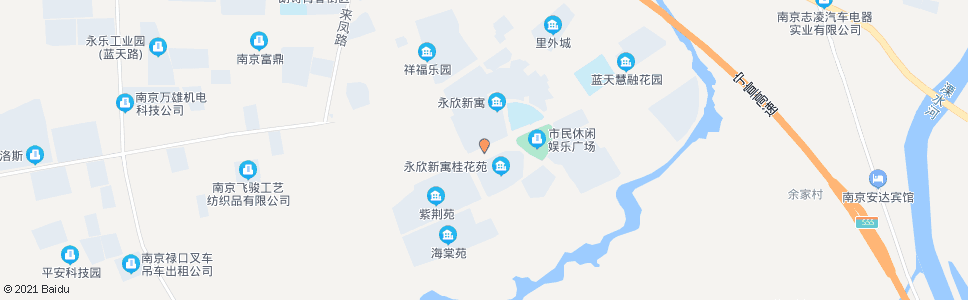 南京永欣大道西_公交站地图_南京公交_妙搜公交查询2025