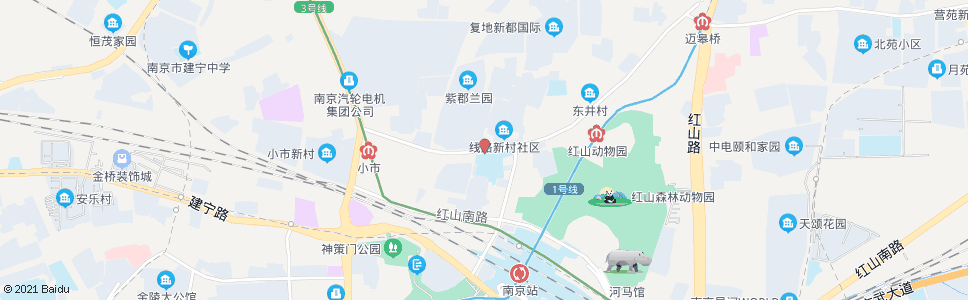 南京安怀村东_公交站地图_南京公交_妙搜公交查询2025